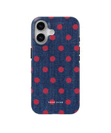 Cherry Denim Dot