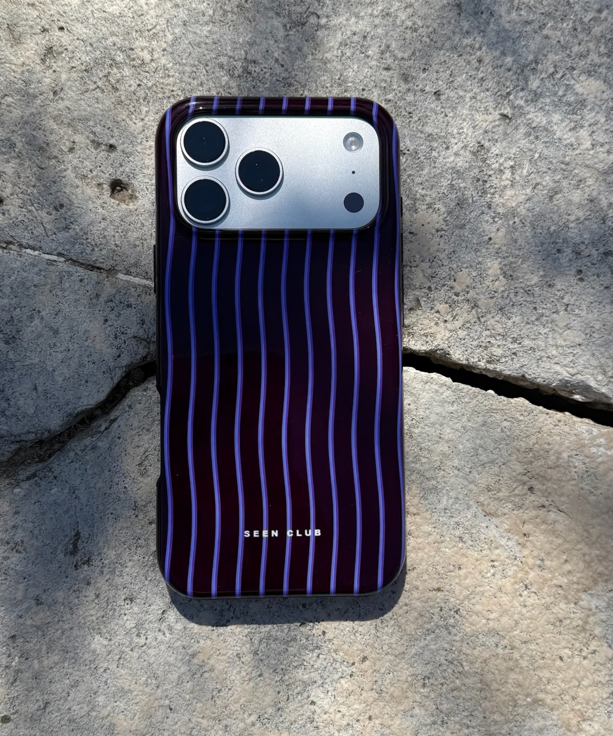 Plum Pinstripe