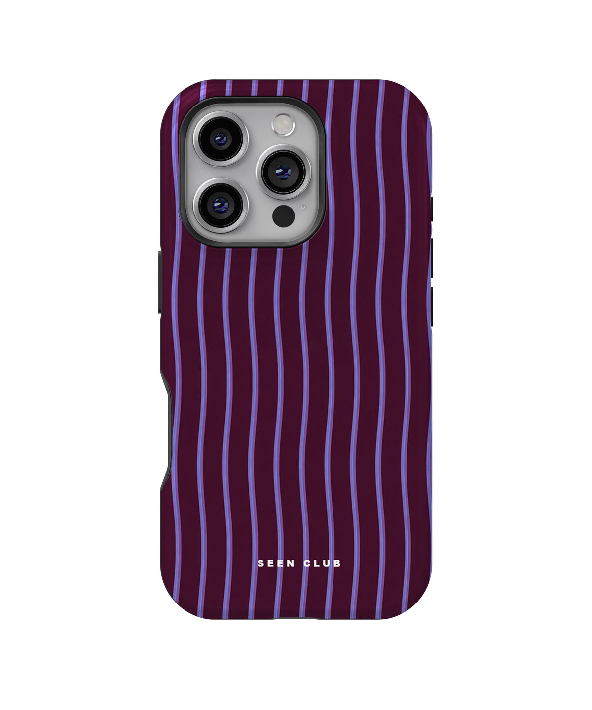 Plum Pinstripe