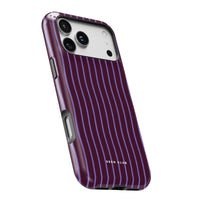 Plum Pinstripe