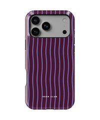 Plum Pinstripe