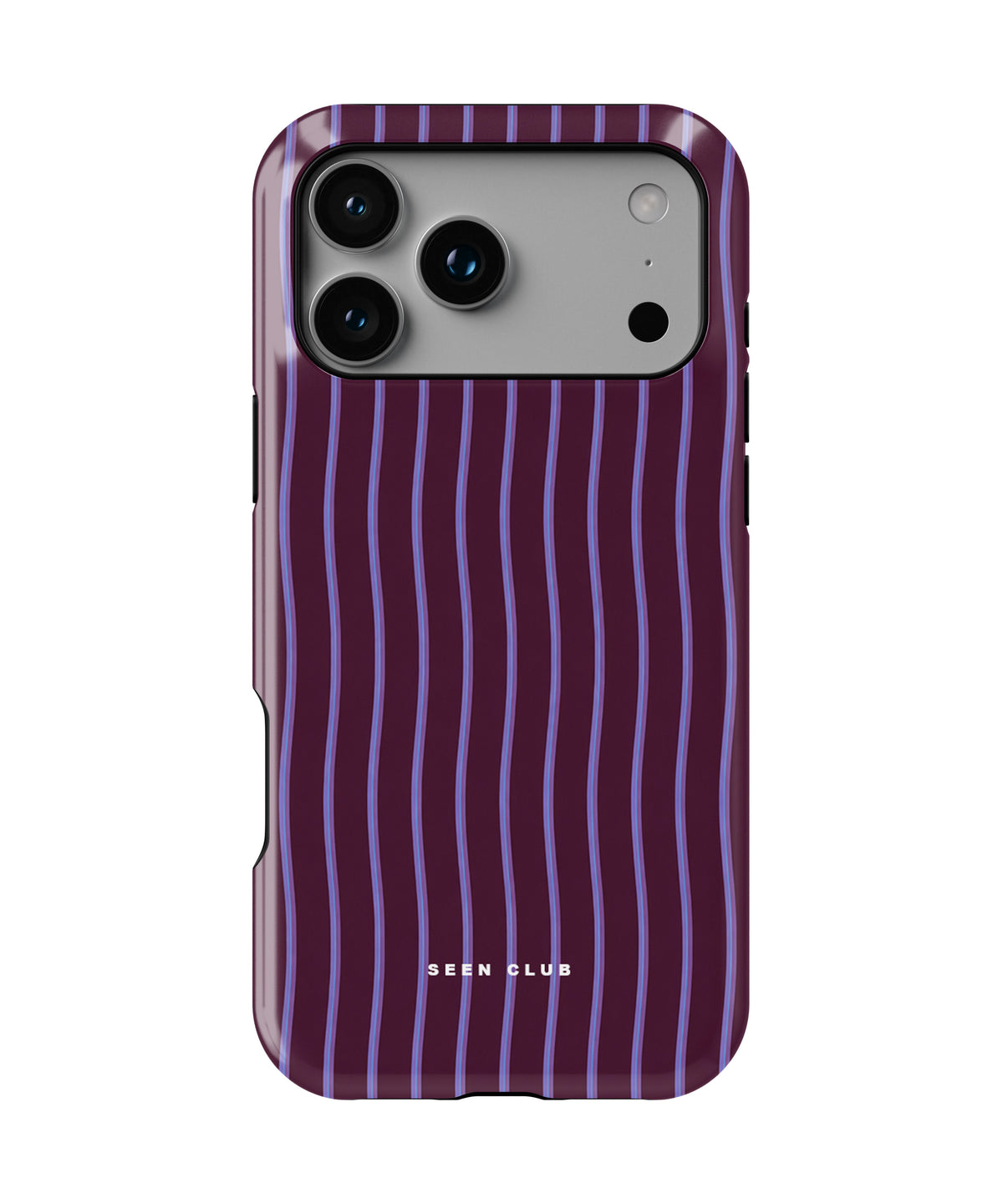Plum Pinstripe